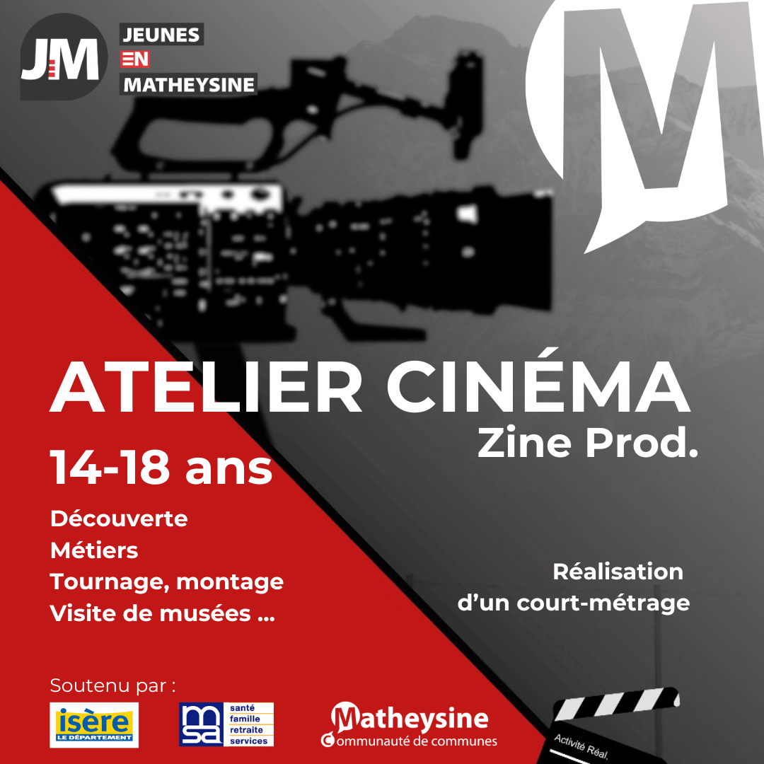 Zine Prod – Ateliers cinéma