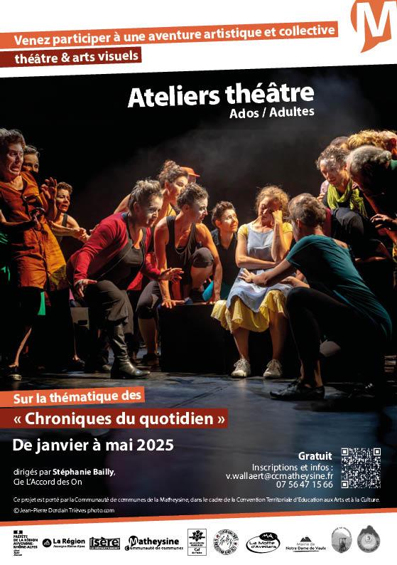 Ateliers théâtre Ados/Adultes