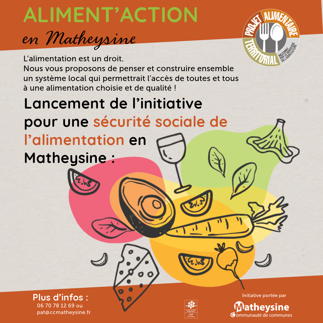 Lancement de l’initiative pour  une sécurité sociale de l’alimentation  en Matheysine