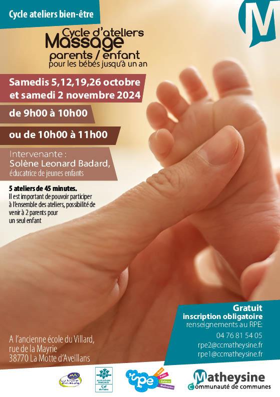 Atelier massage parents /enfant